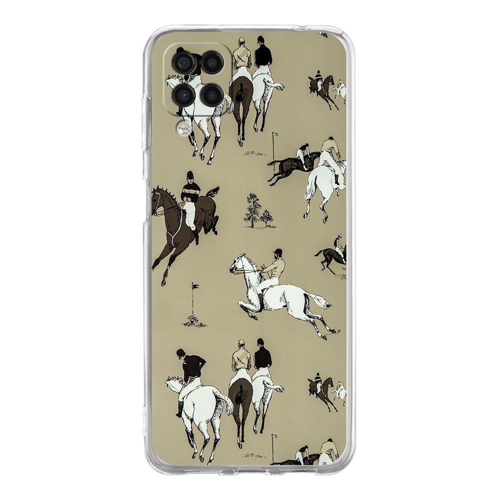 Animal Art Horse Phone Case For Samsung Galaxy A13 A33 A73 A53 A23 A51 A71 A21S A12 A31 A41 A05s A03S A15 A25 A32 5G Clear Cover
