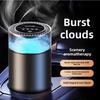 New Smart Car Air Aromatherapy Diffuser Car Air Freshener(Smoke Bomb) Mist Maker Colorful Lights Humidificador For Home Office