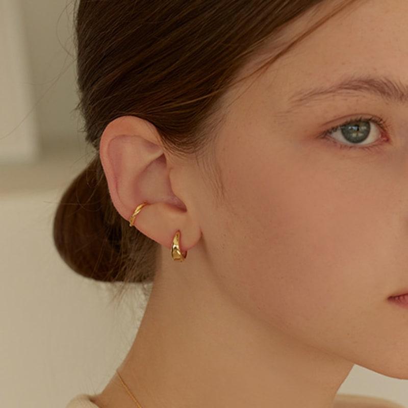 Lewe [925 silver] Twist basic earcuff