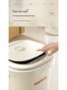 Wheeled Large Capacity Trash Bin for Kitchen, Bathroom, Office
