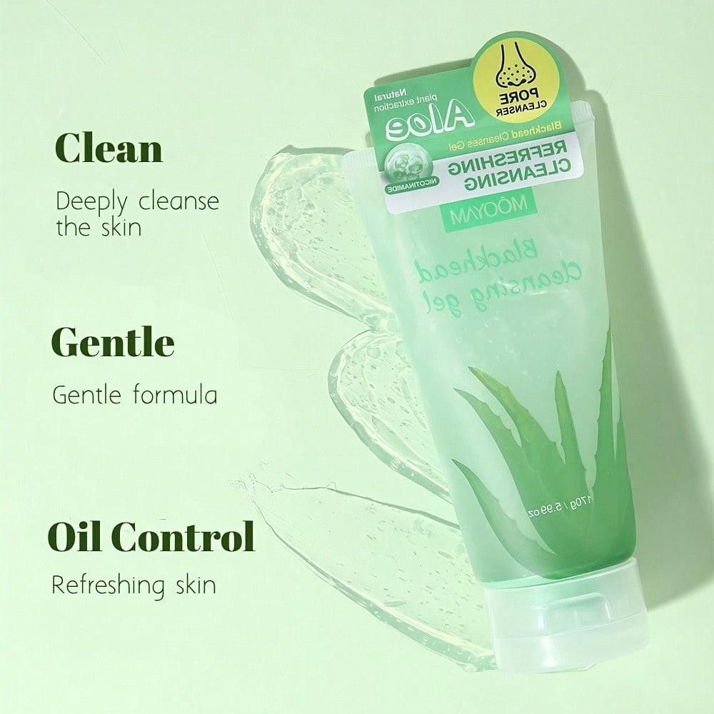 1pc Aloe Vera Exfoliating Gel, Removes Dead Skin, Deeply Cleans Pores And Blackheads, Gently Exfolia