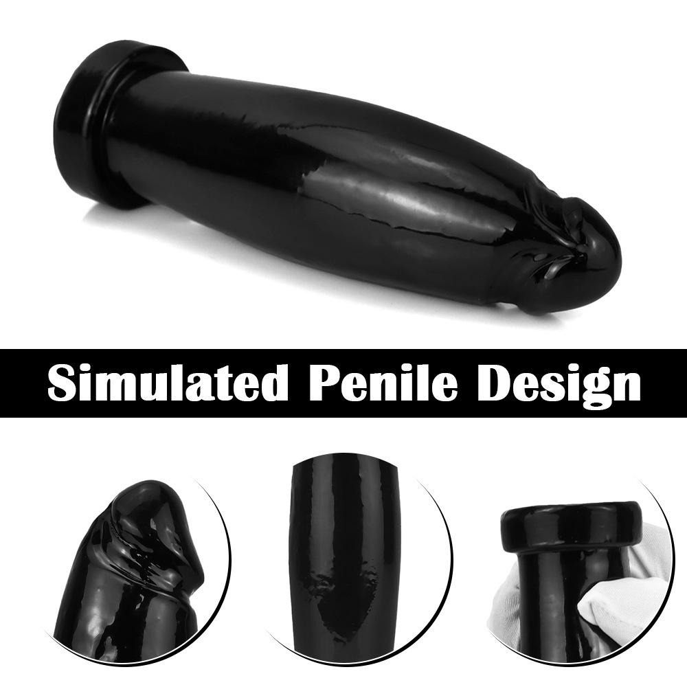Anal Sex Toy for Men, Realistic Silicone Butt Plug Trainer Kit with Suction Cup, Adult Beginner Anal Dildo for Prostate Massage