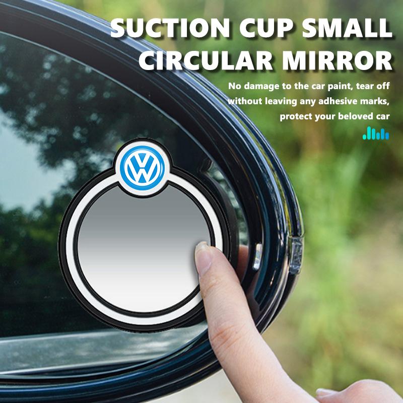 For Volkswagen JA6AHub Caps For Volkswagen VW 2Pcs Car Auxiliary Rearview Mirror Wide-angle 360° Adjustable Polo Jetta Sagitar Magotan Passat B5 B6 M1