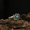 Silver Retro Punk Boho Ring Set 08
