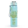 1PC Skeleton Hand Gesture 750ml Color Plastic Sports Water Bottle Leakproof Flip Straw Lid Suitable for Sports Office Home Use