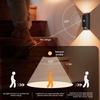 Rechargeable Sensor Wall Lights Wireless Remote Control Magnetic Wall Lamp Magnetic Suction Intelligent LED Induction Lights