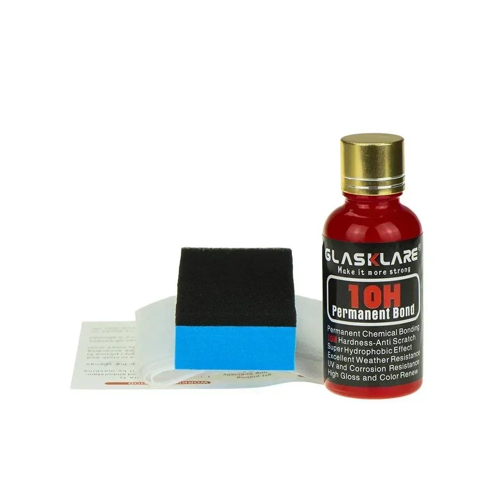 Ceramika 10H do polerowania samochodu Płynna powłoka ceramiczna Hydrofobowa powłoka szklana Folia ochronna do lakieru Pielęgnacja Odporna na zarysowania Auto Detailing
