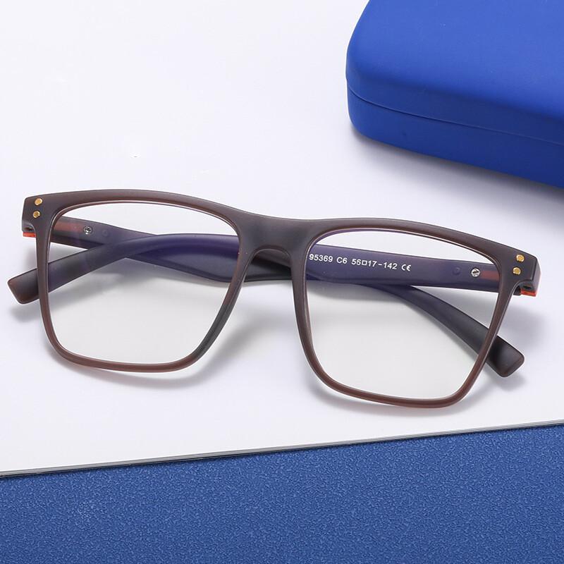 Reading Glasses Anti-blue Light Square Eyewear Ultralight TR90 Frame Presbyopia Eyeglasses For Men Women +1.5
