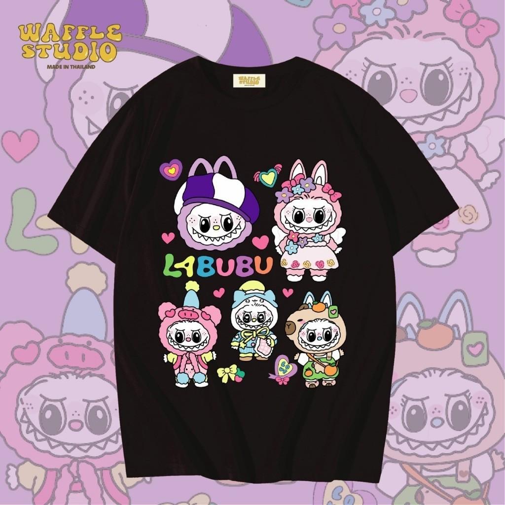 

Женская футболка Labubu модный унисекс топ с коротким рукавом XL