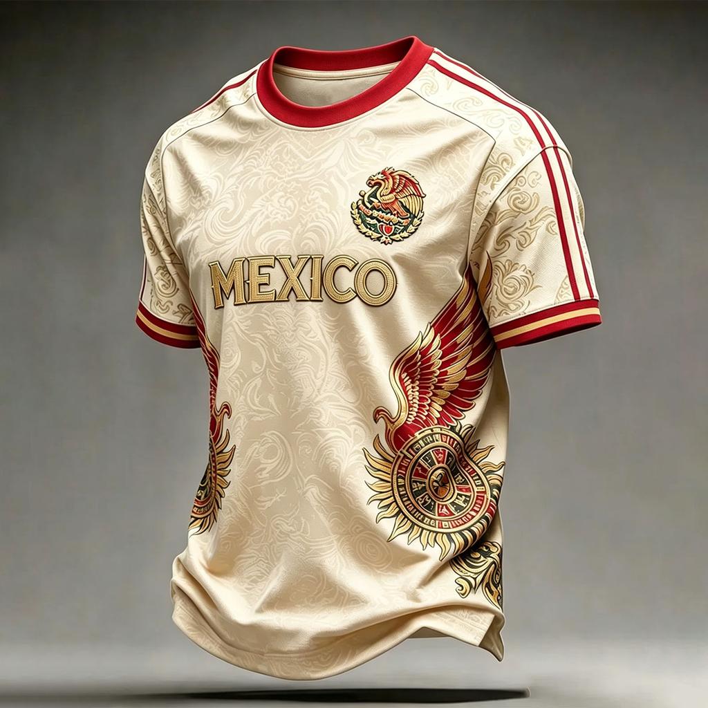 Soccer Jerseys for Men Women Mexico Print 2026 Jersey Shirts Athletic Training Jersey Casual T Shirts