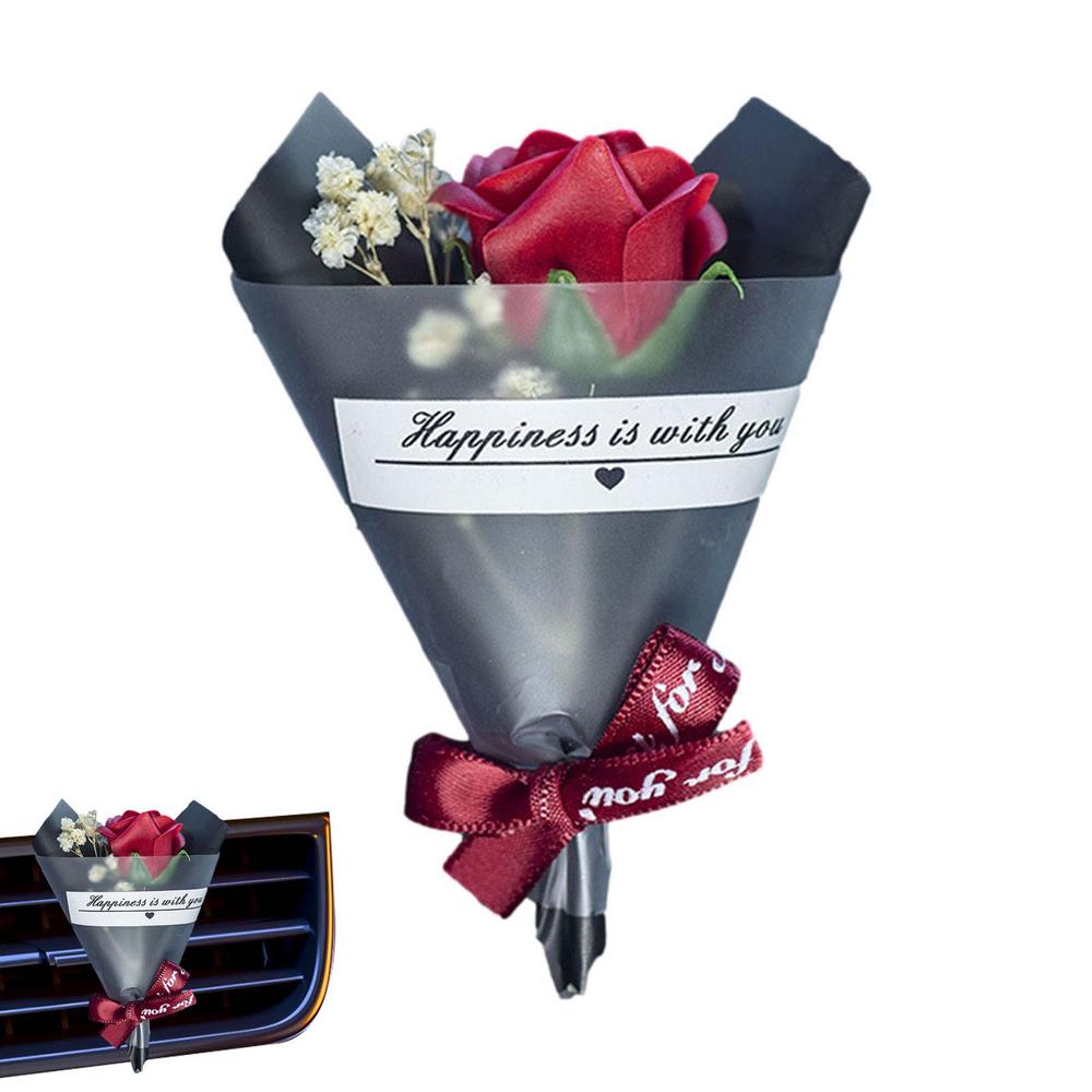 

Dried Flower Car Air Freshener Automotive Air Conditioning Outlet Perfume For Girls Bouquet Auto Vent Clip Car Accessories