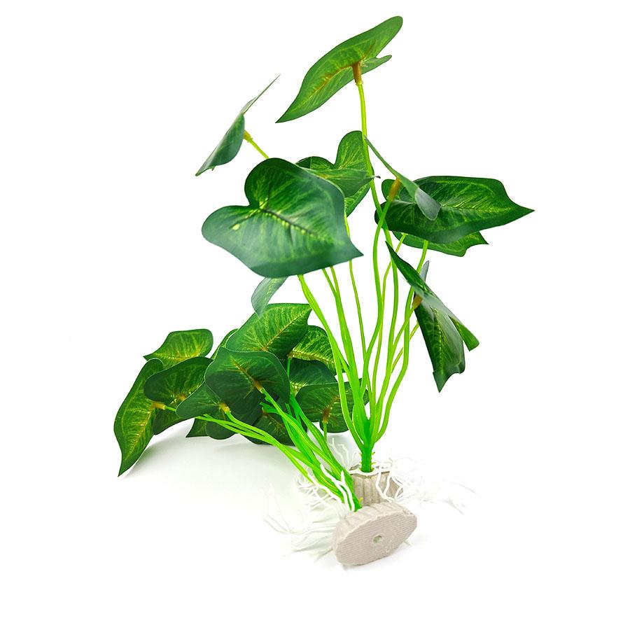 Large Green Leaf Fake Water Plants | Vibrant Plastic Aquarium Decor | Perfect for Fish Tanks, Vases & Desktop Decor – Realistic Aquatic Plants