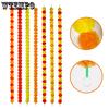 WTEMPO 3PCS Diwali Halloween Day of The Dead Decorations Fake Cjposua Termata ‘Goldfinger’ Wedding Flower Strips Mexican Festival Party Decorations