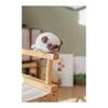 LIV HEART Bolster Cushion Marshmallow Animal Pug Hana (Total Length Approx. 27cm) Fluffy Chewy 48656-32