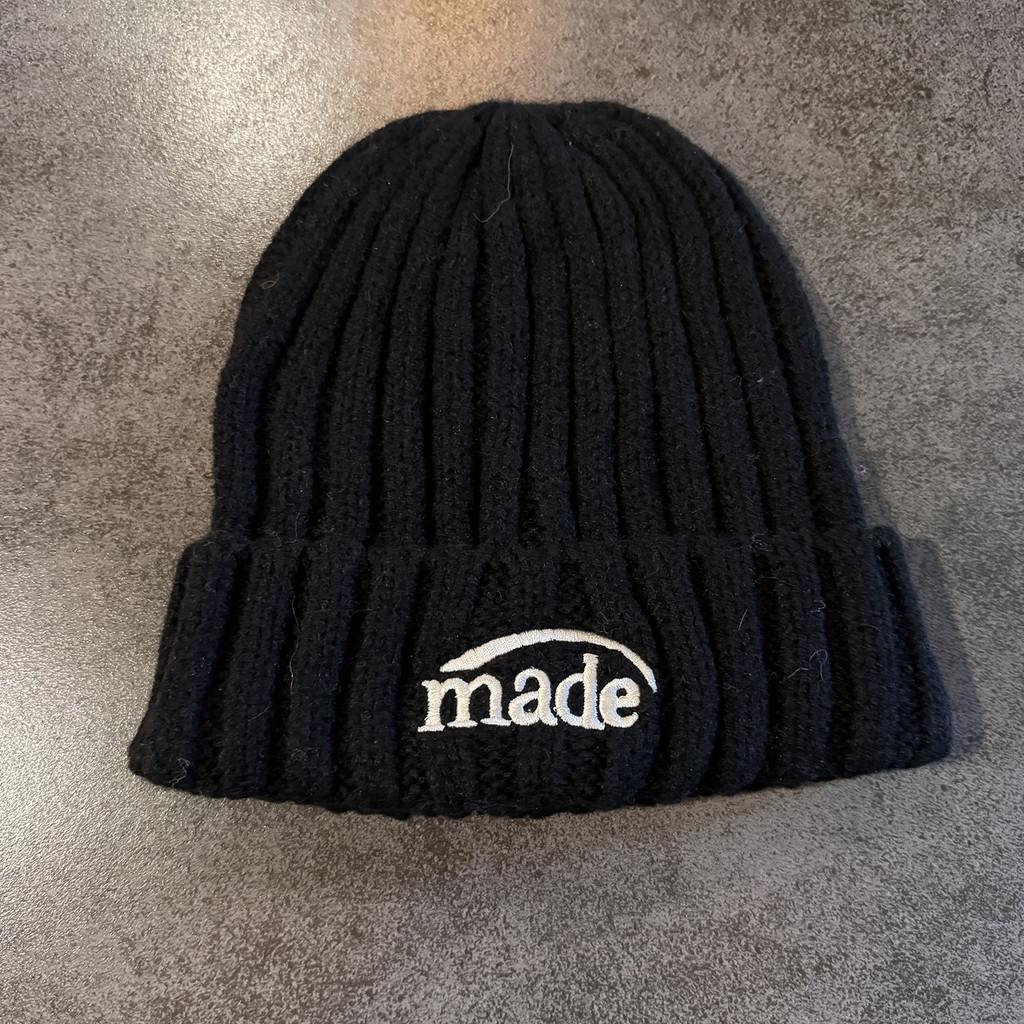 Knitted Letter Embroidered Beanie Hat For Winter Warmth Unisex Fashion Accessory