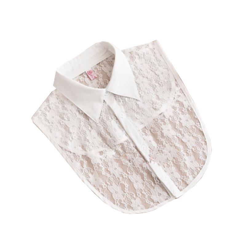 Fake Collar Shirt Women False Collar Woman Autumn Spring Detachable Collar For Sweater Lapel Blouse Women Clothes Accessories