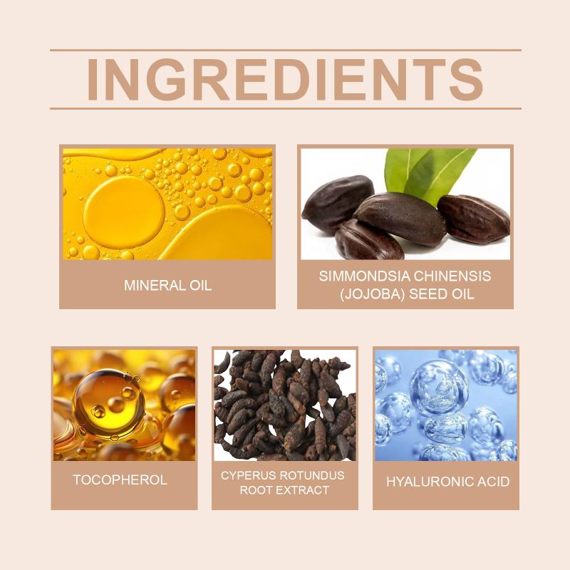 Body Hair Remover Oil Gentle Plant Extracts for Soft Silky Skin Moisturizes and Reduces Irritation Suitable for Home Use