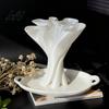 Decoratieve Tuinornamenten voor Balkon Gedraaide Bloemenvaas 3D Geprinte Onregelmatige Vazen Tafeldecoratie Stijlvolle Kamerdecoratie Slaapkamer Moderne Vaas