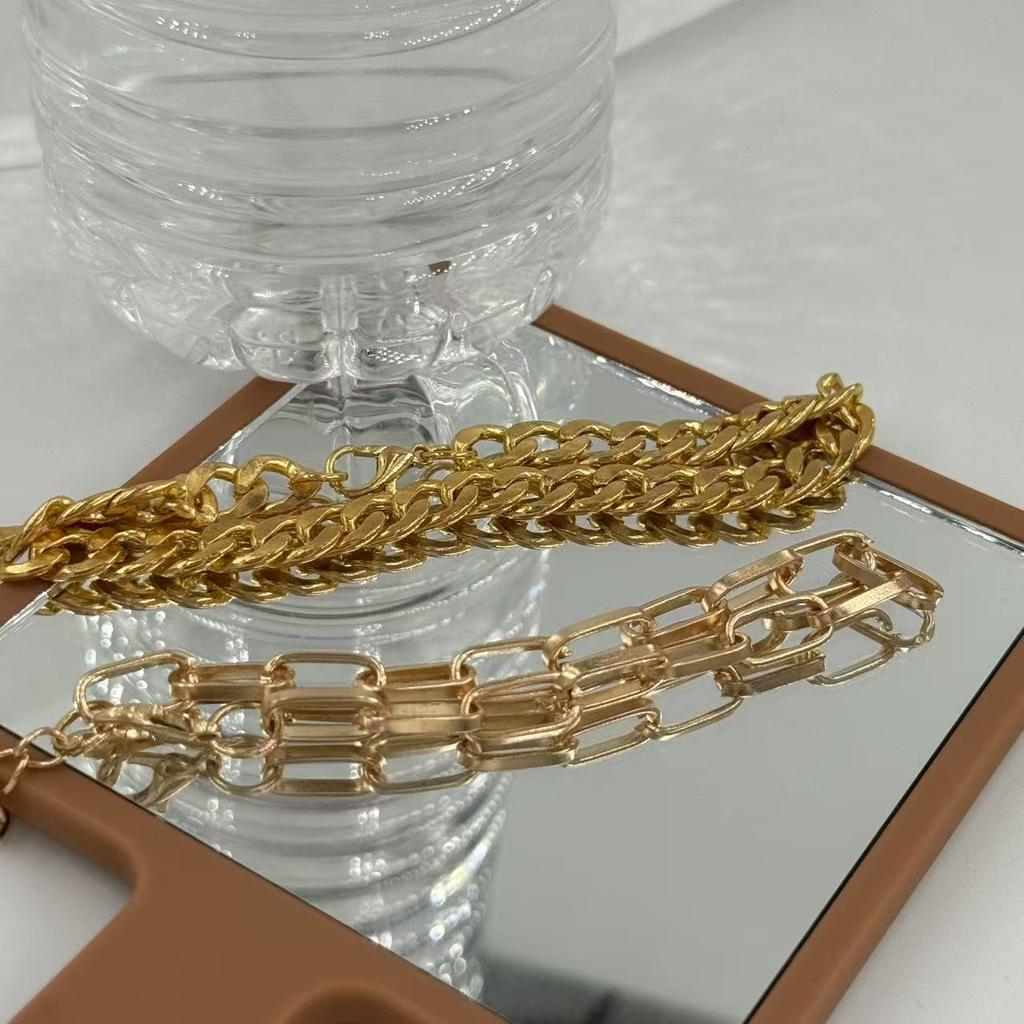 2-Piece  Bracelet Set Adjustable Gold Bracelet Minimalist Style Halloween Gift Jewellery Birthday Present