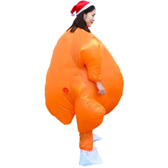 Thanksgiving Day Inflatable Turkey Shape Cosplay Party Costume Photography Prop