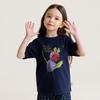 Yun'erma Girls' 2026 New Pure Cotton Printed Short Sleeve T-shirt