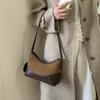 Light Luxury PU & Faux Suede Hobos Shoulder Bags for Women 2026 High Quality Matching Fashiable Popularity Crossbody Bags