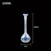 1 Stück 50ml/100ml/250ml/500ml 1 Stück Messkolben mit einer Teilung Messkolben Graduierte Flasche für chemische Tests