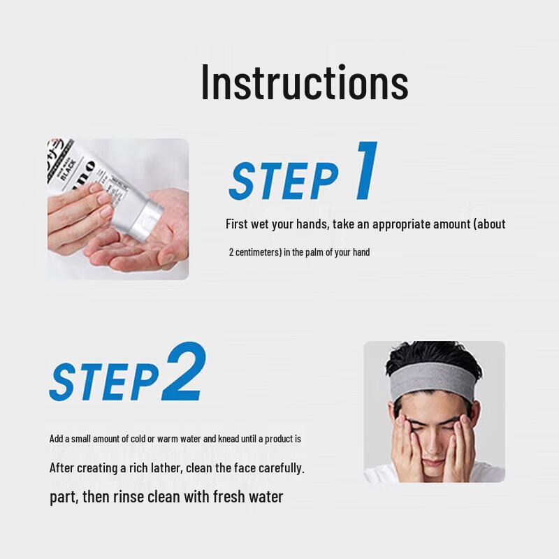 UNO Men's Deep Scrub Facial Cleanser 2-Pack