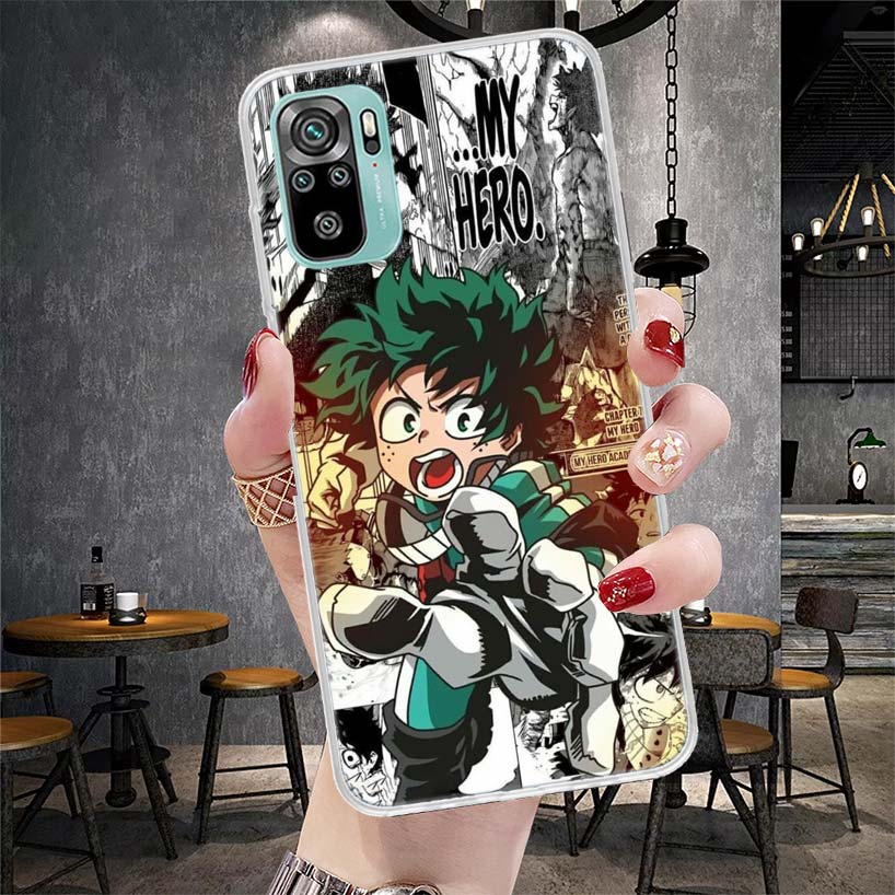 My Hero MHA Deku Soft Phone Case For Xiaomi Redmi Note 15 14 14S 13 12 Pro Plus 12S 11 11S 11E 10 10S 11T 5G Fundas Coque Redmi