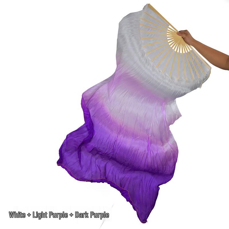 Silk Belly Dance Gradient Performance Fan