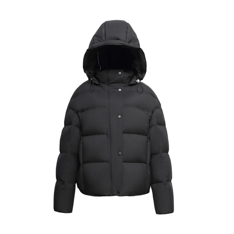 SNOWFLYING Women's Detachable Hood Puffer Down Jacket N X40145100F