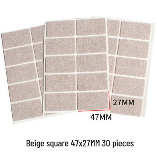Self-Adhesive Protective Pads for Table and Chair Legs - Anti-Collision, Noise-Reducing, Solid Wood Furniture Cushioning