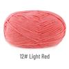 Su He 4-Strand Combed Cotton Yarn for Handmade Knitting: DIY Milk Cotton for Dolls, Cushions, and Blankets.