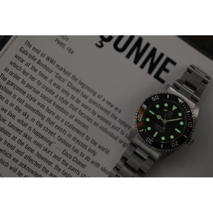 [HyakUICHI 101] Model.16N 38mm 200m Waterproof Automatic Diver's Watch Ceramic Bezel No-Date Mechanical Watch Automatic Black Hacking