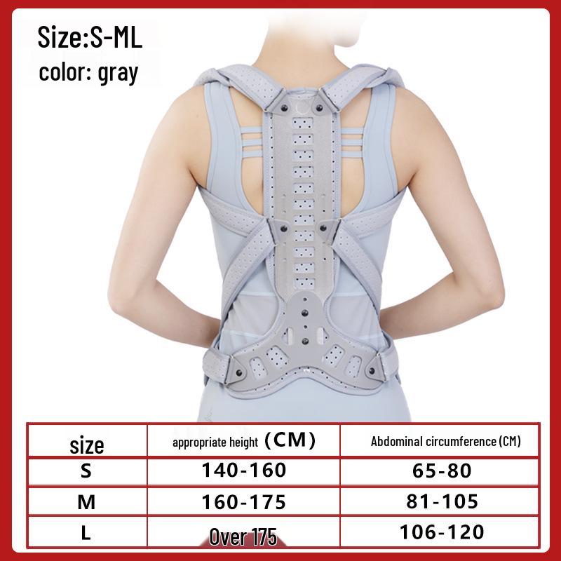 

Поясничный фиксирующий корсет для поддержки осанки и физиотерапии Large серый