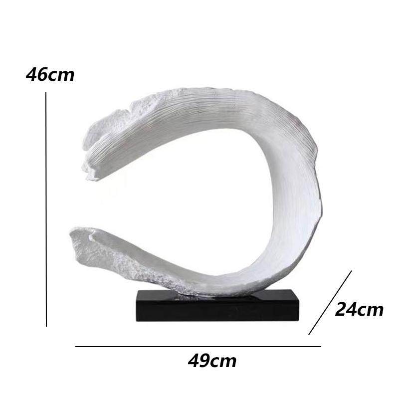 

Modern Figurine Luxury Creative Ornament Miniature Aesthetic Living Room Decoration Figurine Nordic Art Accessories Miniature белый
