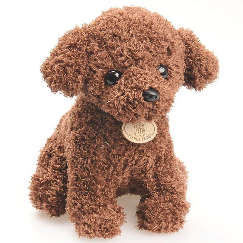 Curly Teddy Dog Plush Doll - Children's Birthday Gift Ragdoll Toy