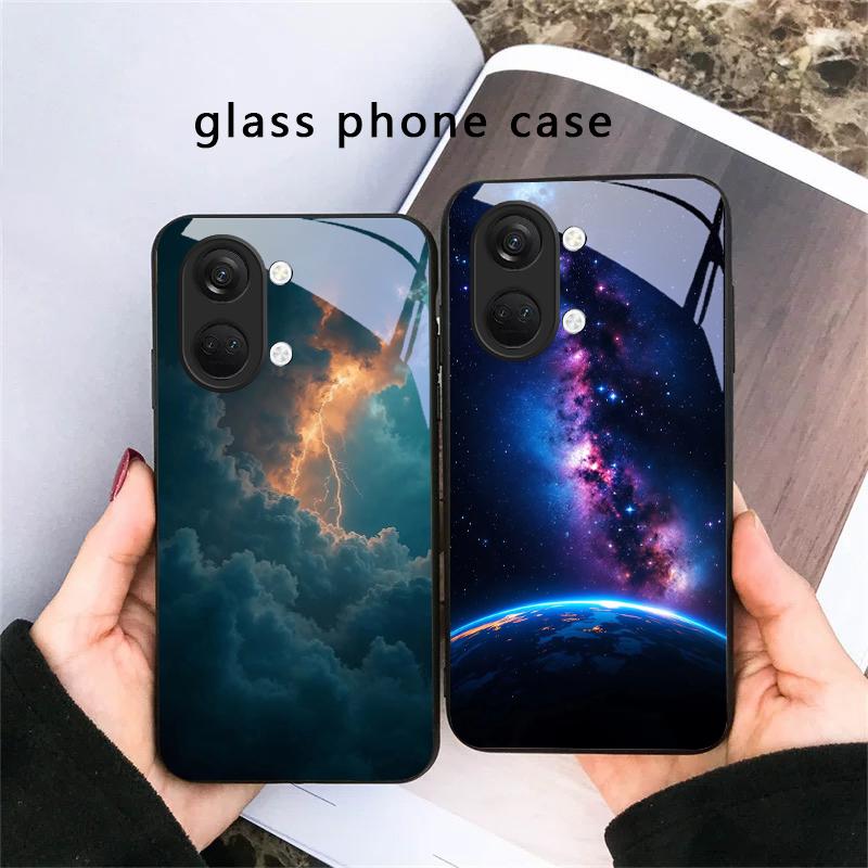 Heißes Orange-Gold-Farbe Für OnePlus Ace 2 3 2V 5 Pro Nord CE 2T 2 3 Lite N20 N30 6 7T 8 8T 9 10 Pro 11R 12R 13R Glas Handyhülle