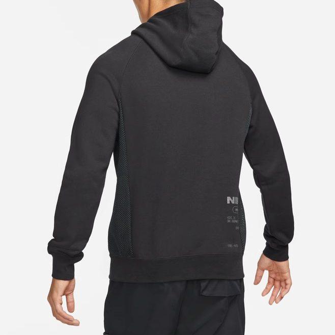 Nike Sweatshirts Men's Black Hooded Moderate Regular DD5926-010