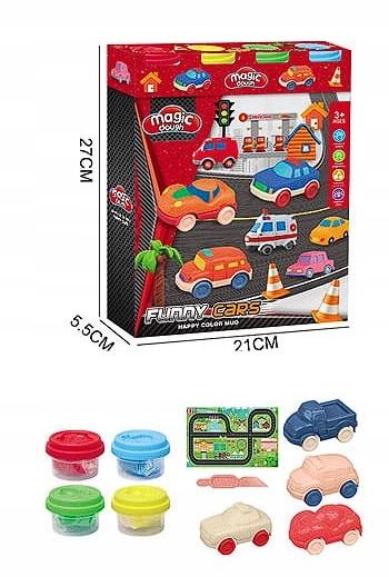 Plasticine Magic Dough Cars Set Creative Fun