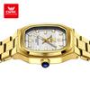 OPK 6044 Quartz Man Watch Steel Strap Waterproof Luminous Auto Date Men's Wristwatches Simple Fashion Watches For Men