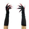 Black Ghost Claw Mittens Dress Up Gloves Witch Cosplay Costume Cool Halloween gloves  Women