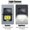 LED Solar Motion Sensor Wall Light 1/2 PCS Outdoor Solar Powered Lights For Yard Garden Fence Garage Waterproof Street Lamp
