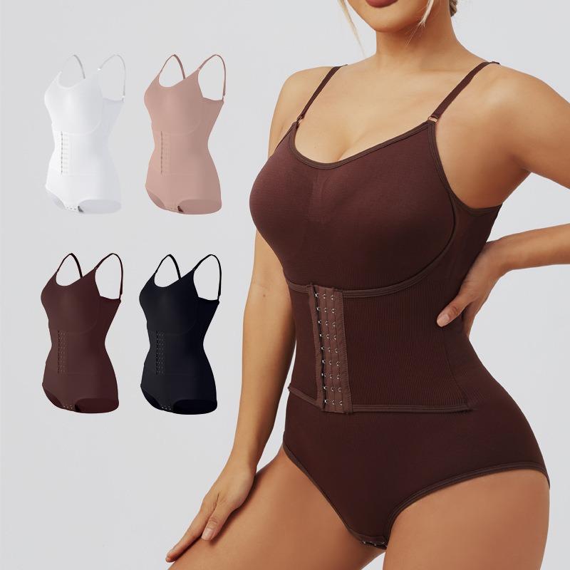 Postpartum Shaping Bodysuit for Women: High-Waisted, Strapless, Tummy-Tucking, Button-Up, Waist-Slimming, Body-Shaping Garment