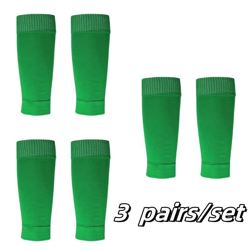 3 perechi Jambiere pentru bărbați Șosete sport pentru baschet fotbal pentru adulți Protecție tibie Șosete pentru gambă Șosete cu suport