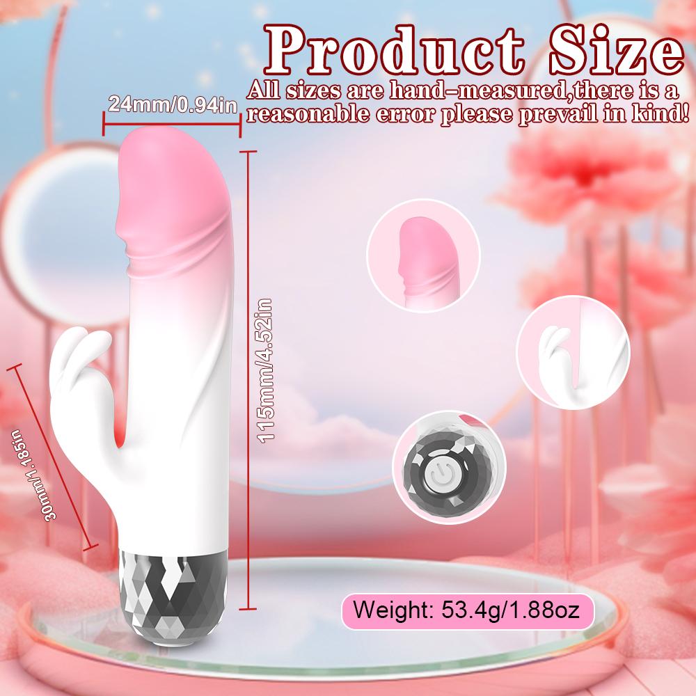 Powerful Rabbit Vibrator for Women Clit Stimulator G Spot Dildo Vibrating Vagina Massager Female Masturbation Sex Toys for Adult
