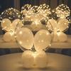 Bobo Balloons with LED Lights Transparent Glowing Bubble Balls for Wedding Birthday Decorations, Party Supplies