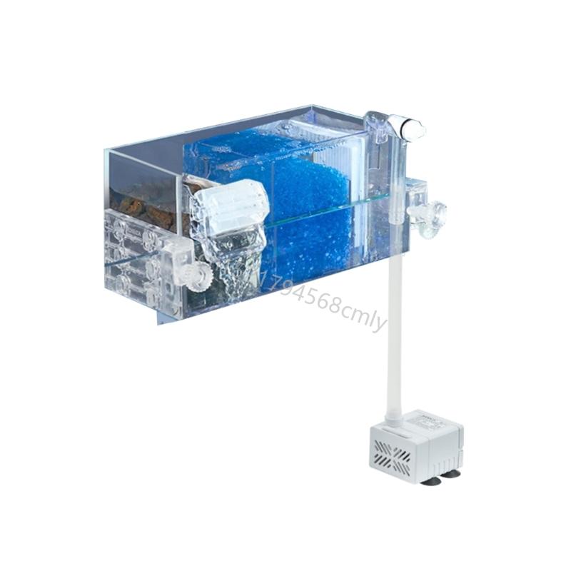 Aquarium Hangings Water Purifying Device Fish-Tank Wall-Mounted Water Supplies 6XDE