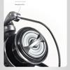 Mavllos ME 2+1 Bearing Spinning Reel Long Cast Design Left/Right Hand Swap, Max Drag Force,Saltwater Ready Fishing Reel for Big Game