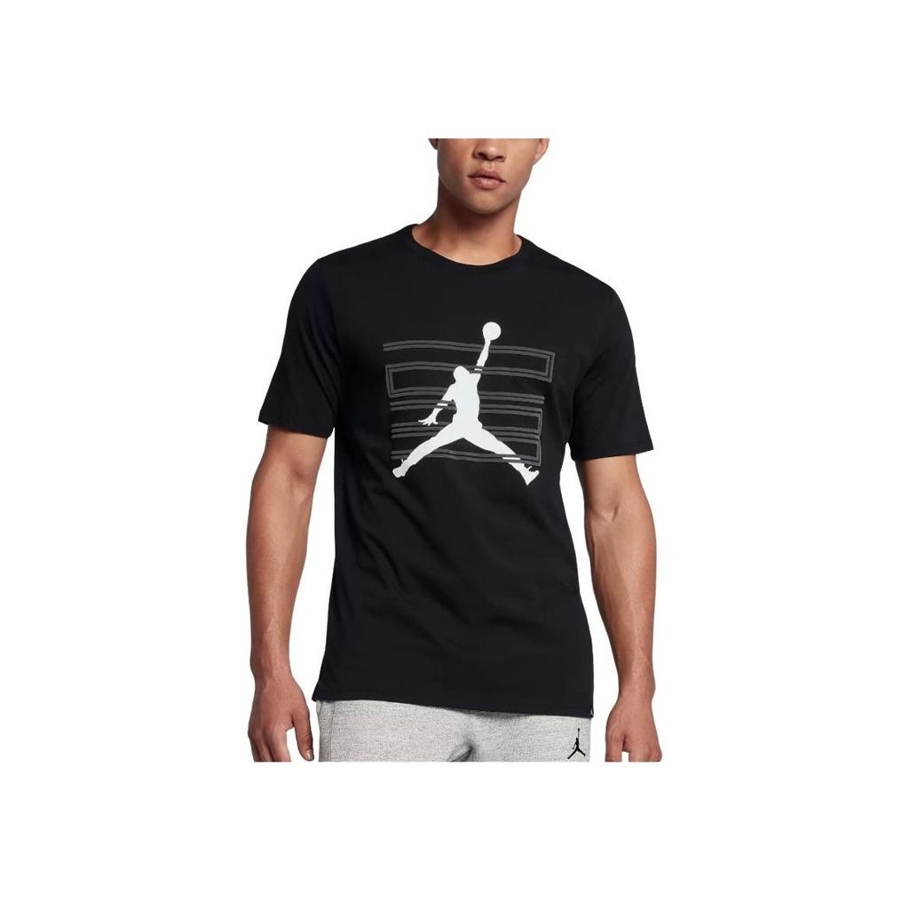 Jordan Casual Sports Breathable Short Sleeve T-Shirt Men Tops Black 944221-010